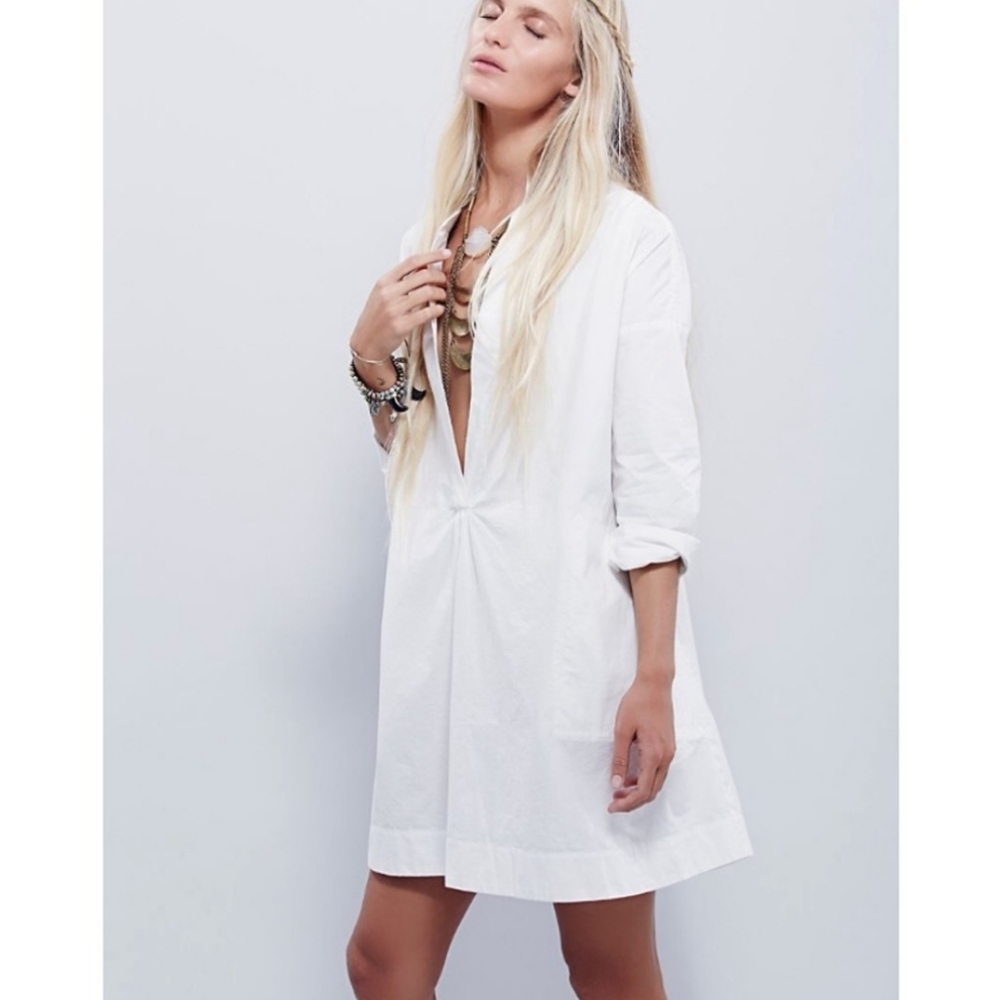 Free People White Tent Dress